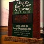 Allergy, Ear, Nose, & Throat Institute sign