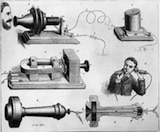 historic telephone structure sketch