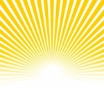 Animated sun shine graphic