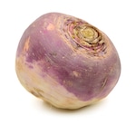 Rutabaga against white background