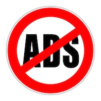 No Ads sign