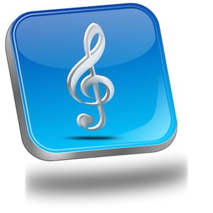 music note button