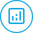 Marketing success tracking icon