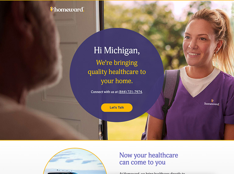 Custom website development for healthcare