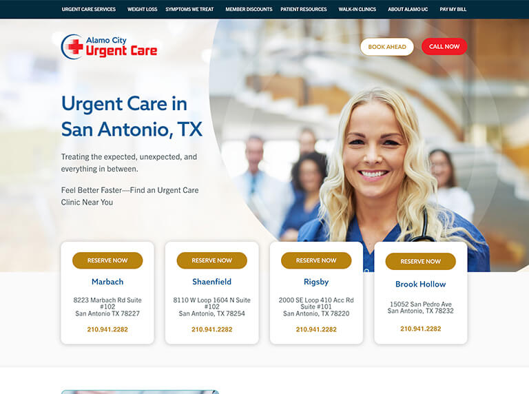 Custom Healthcare Website Design