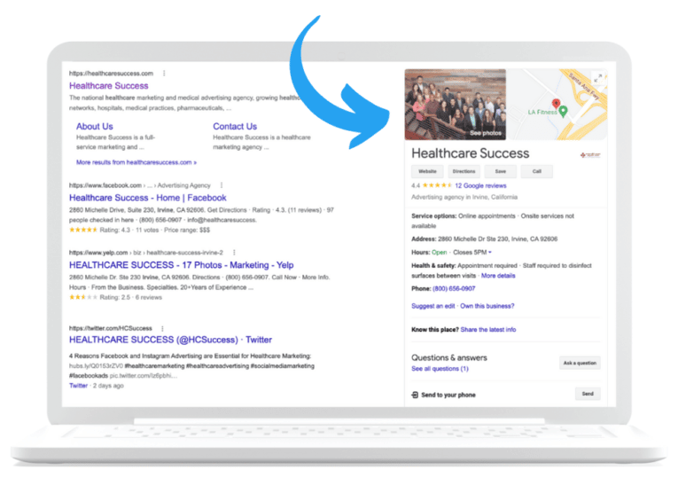 Google Business Profile Screenshot